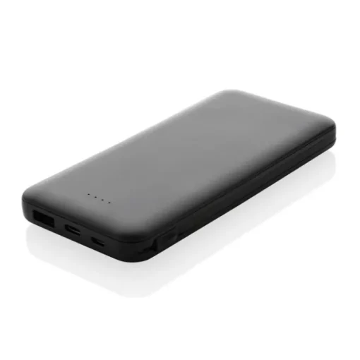 Gift Campaign Powerbank cavetto doppio connettore in plastica RCS da 10.000mAh> Power Bank Personalizzati
