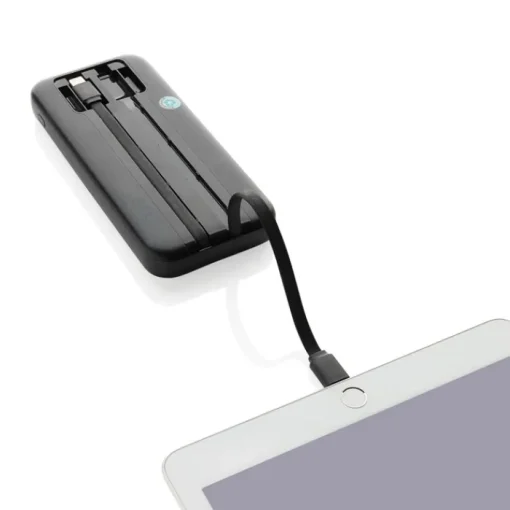 Gift Campaign Powerbank con cavi integrati e display digitale 10.000 mAh> Power Bank Personalizzati