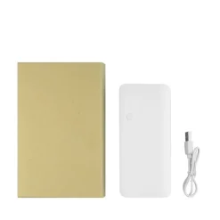 Gift Campaign Powerbank da 10.000 mAh con 3 porte USB e spia luminosa a LED Load></noscript> Power Bank Personalizzati