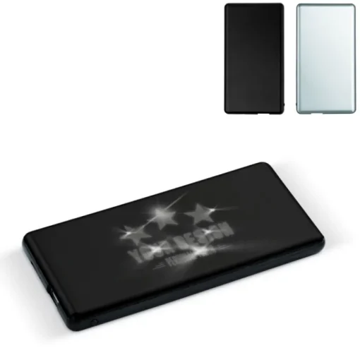 Gift Campaign Powerbank da incidere con logo luminoso da 4.000mAh> Caricabatterie