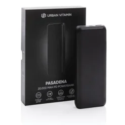 Gift Campaign Powerbank della Urban Vitamin da 20.000 mAh a ricarica rapida Pasadena></noscript> Power Bank Personalizzati