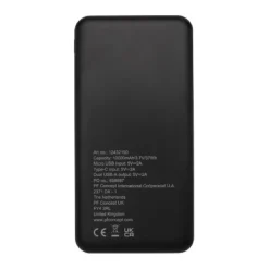 Gift Campaign Powerbank in plastica riciclato da 10.000mAh a ricarica rapida> Power Bank Personalizzati