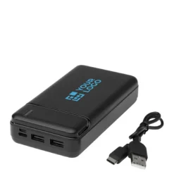 Gift Campaign Powerbank in plastica riciclato con logo da 20.000mAh a ricarica rapida></noscript> Power Bank Personalizzati
