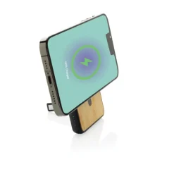 Gift Campaign Powerbank magnetico in bambù con ricarica wireless 5.000 mAh></noscript> Power Bank Personalizzati
