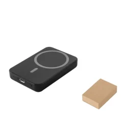 Gift Campaign Powerbank magnetico in rABS da 5.000mAh con caricatore wireless da 15W></noscript> Power Bank Personalizzati
