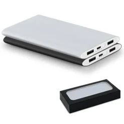 Gift Campaign Powerbank portatile in alluminio con torcia a LED da 7.200 mAh><noscript><img width=