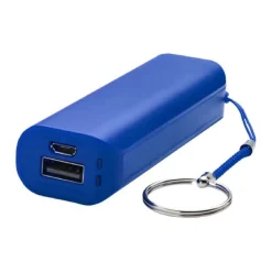 Gift Campaign Powerbank promozionale da 1.200 mAh con anello portachiavi Energy></noscript> Power Bank Personalizzati