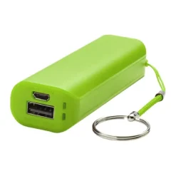 Gift Campaign Powerbank promozionale da 1.200 mAh con anello portachiavi Energy></noscript> Power Bank Personalizzati