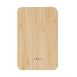 Gift Campaign Powerbank rettangolare in alluminio riciclato e bambù da 5.000 mAh><noscript><img width=