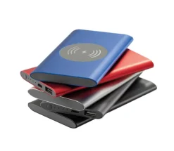 Gift Campaign Powerbank wireless da 4.000 mAh in alluminio Powercard Chargepad><noscript><img width=