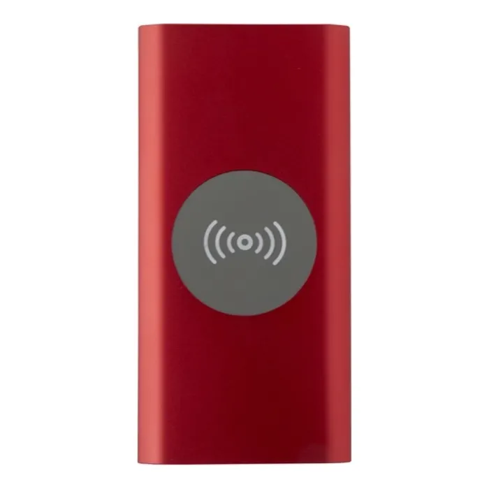 Gift Campaign Powerbank wireless 5W con 3 porte USB in alluminio riciclato 8.000 mAh> Power Bank Personalizzati