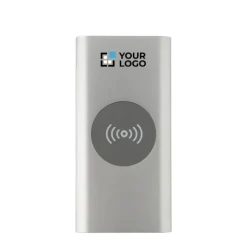 Gift Campaign Powerbank wireless 5W con 3 porte USB in alluminio riciclato 8.000 mAh><noscript><img width=