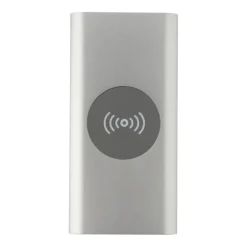 Gift Campaign Powerbank wireless 5W con 3 porte USB in alluminio riciclato 8.000 mAh><noscript><img width=