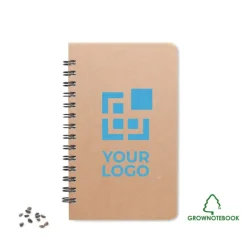 Gift Campaign Quaderni a spirale personalizzati pagine a righe con semi Grow></noscript> Gadget Ecologici|Taccuini Ecologici