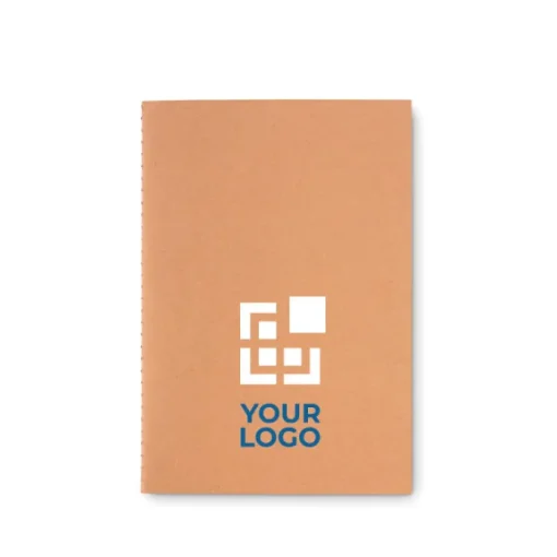Gift Campaign Quaderni con logo A5 pagine neutre copertina cartoncino Eco Sticher> Taccuini Ecologici|Quaderni A5