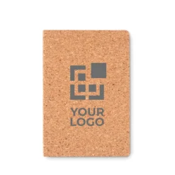 Gift Campaign Quaderno con logo A5 copertina sughero fogli a righe Corkstyle><noscript><img width=