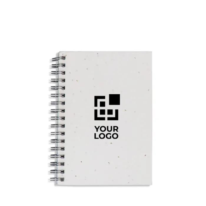 Gift Campaign Quaderno con spirale, copertina con mix di semi e fogli a quadretti> Taccuini Ecologici