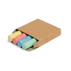 Gift Campaign Quattro gessetti colorati forniti in una scatola di carta kraft></noscript> Matite Classiche