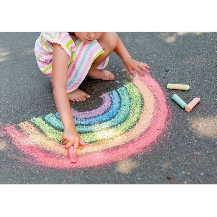 Gift Campaign Quattro gessetti colorati forniti in una scatola di carta kraft> Matite Classiche