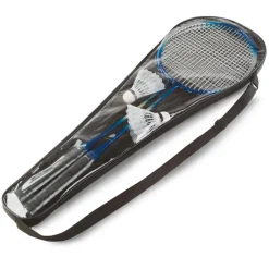 Gift Campaign Racchette da badminton per 2 persone con volano con custodia Game> Gadget Da Mare