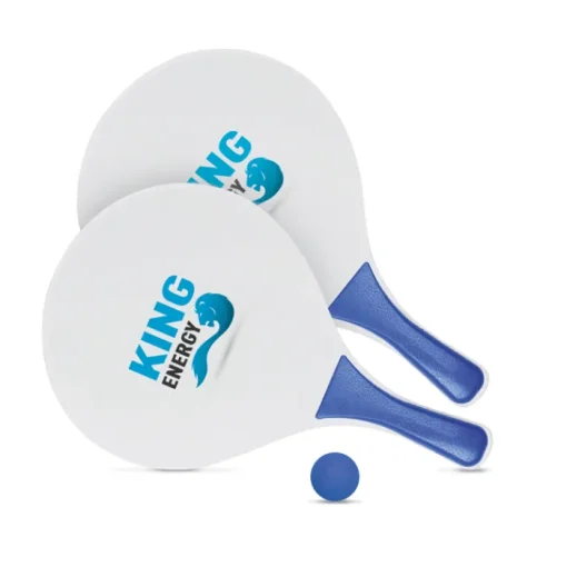 Gift Campaign Racchettoni da spiaggia in legno MDF con pallina di gomma Strand> Gadget Da Mare