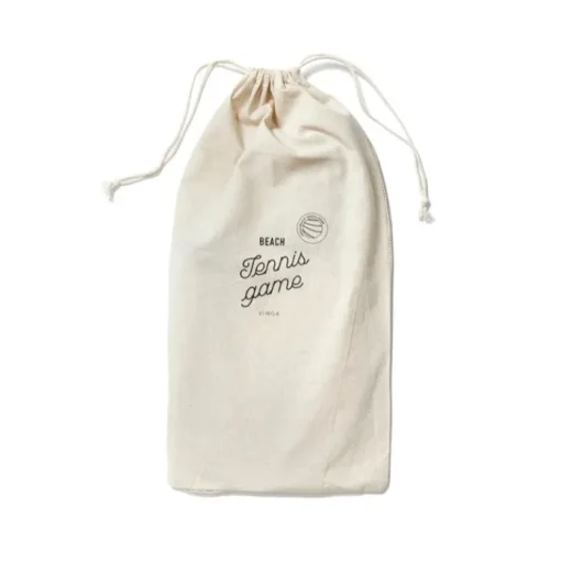 Gift Campaign Racchettoni in di pioppo con 2 palline in gomma nera Seaside> Gadget Da Mare