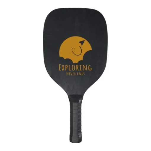 Gift Campaign Racchettoni neri in legno di pioppo con 2 palline in PP Total Black> Gadget Da Mare
