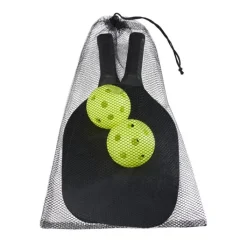 Gift Campaign Racchettoni neri in legno di pioppo con 2 palline in PP Total Black></noscript> Gadget Da Mare