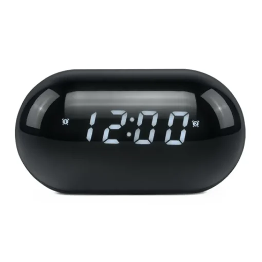 Gift Campaign Radio sveglia rotonda e compatta con display digitale> Altri Gadget Pubblicitari