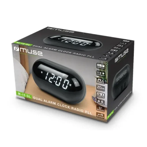Gift Campaign Radio sveglia rotonda e compatta con display digitale> Altri Gadget Pubblicitari