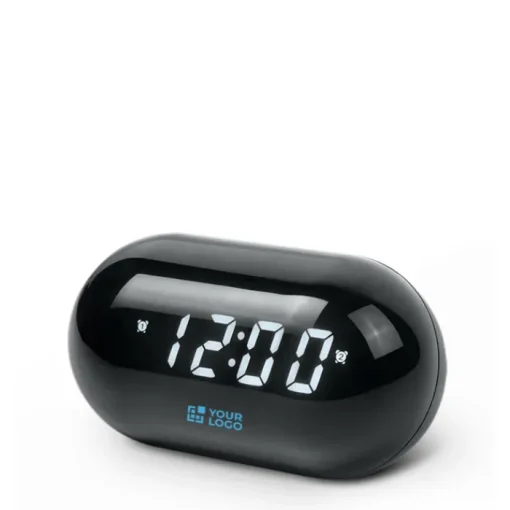 Gift Campaign Radio sveglia rotonda e compatta con display digitale> Altri Gadget Pubblicitari