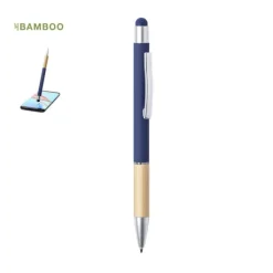 Gift Campaign Raffinate penne touch con dettaglio in bambù inchiostro blu Touch></noscript> Penne Ecologiche|Penne Touch