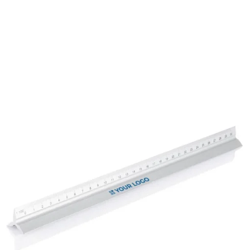 Gift Campaign Righello pubblicitario alluminio triangolare tascabile 5 scale 30cm> Altri Attrezzi