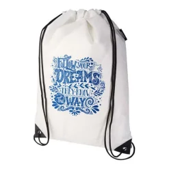 Gift Campaign Sacca con coulisse in non woven durevole e resistente agli strappi 5L></noscript> Sacche Personalizzate