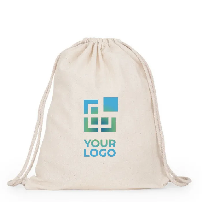 Gift Campaign Sacca in cotone con cordini regolabili> Sacche Personalizzate