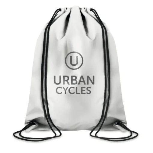 Gift Campaign Sacca personalizzata riflettente con corde nere Urban Reflex> Sacche Personalizzate