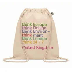 Gift Campaign Sacca zaino personalizzata cotone biologico 140 g/m2 Cotton Natural></noscript> Gadget Ecologici|Sacche Personalizzate