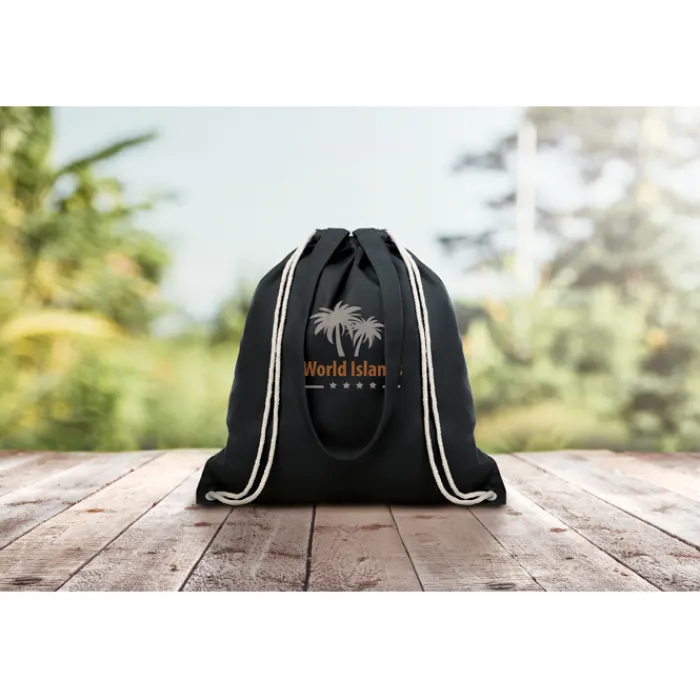 Gift Campaign Sacche con logo con manici e coulisse in canvas 220g/m2 Gallery> Sacche Personalizzate