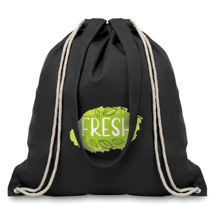 Gift Campaign Sacche con logo con manici e coulisse in canvas 220g/m2 Gallery> Sacche Personalizzate