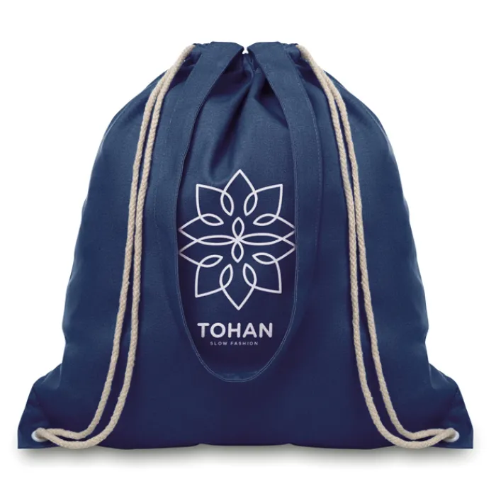 Gift Campaign Sacche con logo con manici e coulisse in canvas 220g/m2 Gallery> Sacche Personalizzate