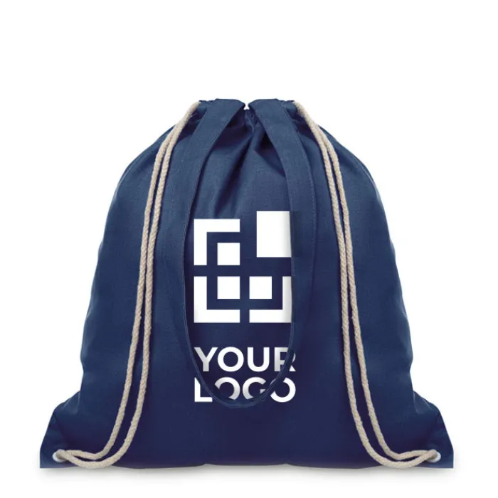 Gift Campaign Sacche con logo con manici e coulisse in canvas 220g/m2 Gallery> Sacche Personalizzate