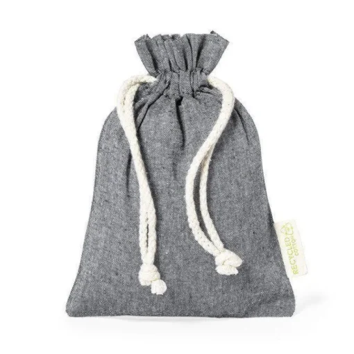 Gift Campaign Sacchetti in tessuto personalizzati con chiusura 120 g/m2 Mini Recycled> Gadget Ecologici