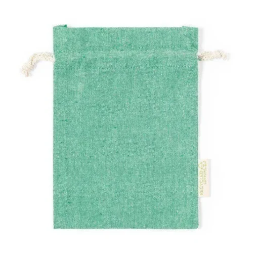 Gift Campaign Sacchetti in tessuto personalizzati con chiusura 120 g/m2 Mini Recycled> Gadget Ecologici