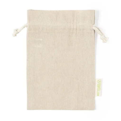 Gift Campaign Sacchetti in tessuto personalizzati con chiusura 120 g/m2 Mini Recycled> Gadget Ecologici