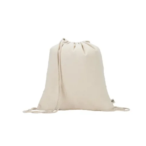 Gift Campaign Sacchetto con coulisse in cotone riciclato color 180 g/m2> Sacche Personalizzate