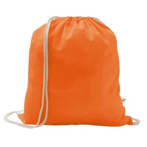 Gift Campaign Sacchetto con coulisse in cotone riciclato e poliestere 150 g/m2> Sacche Personalizzate