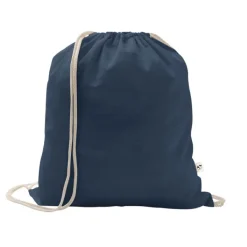 Gift Campaign Sacchetto con coulisse in cotone riciclato e poliestere 150 g/m2></noscript> Sacche Personalizzate