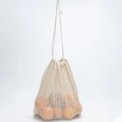 Gift Campaign Sacchetto con un lato a rete in cotone da 140 g/m2><noscript><img width=