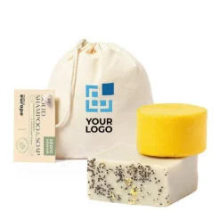 Gift Campaign Saponetta esfoliante 50g e shampoo solido 30g con estratti di shikakai><noscript><img width=