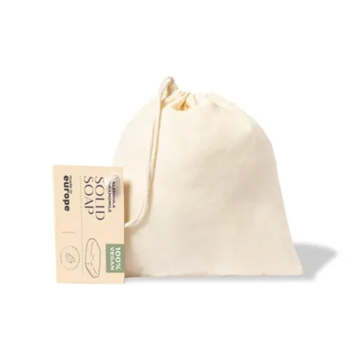 Gift Campaign Saponetta vegana 100gr alla calendula e camomilla in sacchetto con logo> Gadget Per Parrucchieri
